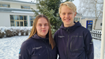 Josefine Enqvist och Alfons Peterson har startat nätverket för Unga ledare på snö. Foto: SSF. 